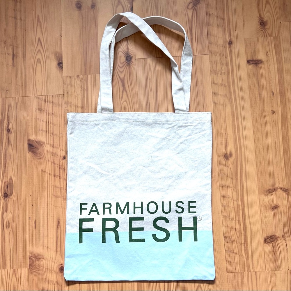Farmhouse Fresh Canvas Tote Good Condition